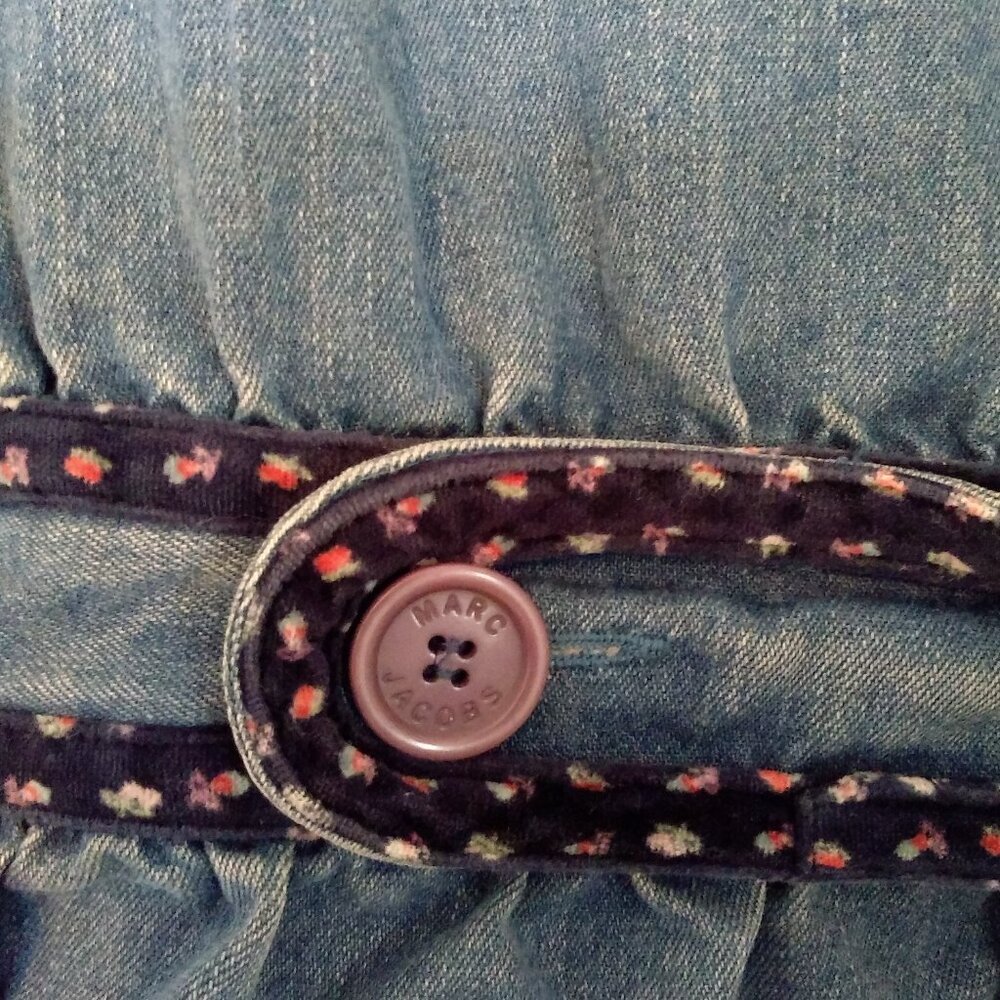 Y2k Marc Jacobs Boho Patchwork Jacket Blazer Size… - image 4